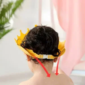 Baby Swim Shower Cap Bath Shampoo Adjustable Eye Protection Head Water Cover